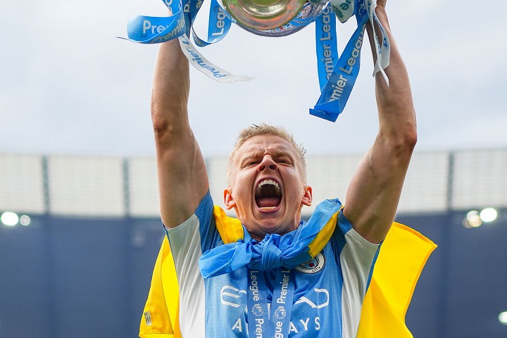 Oleksandr Zinchenko fait ses adieux à Manchester City